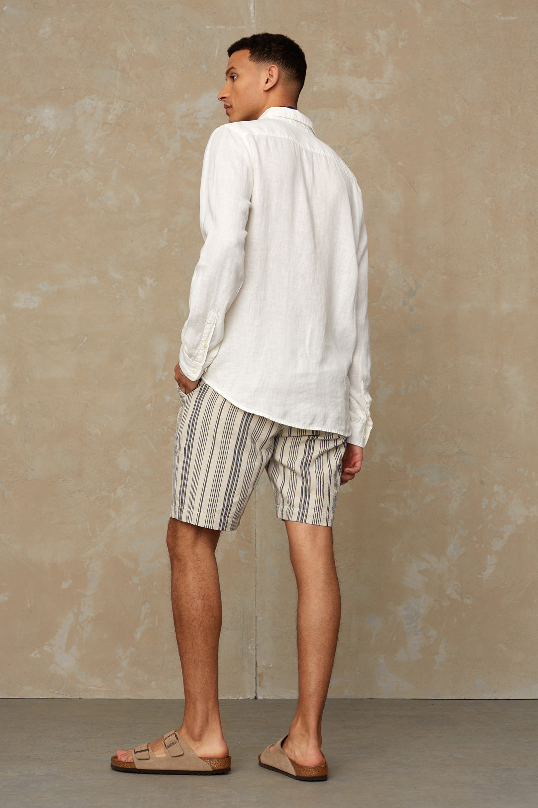 Enda Linen Off-White - KINGS OF INDIGO