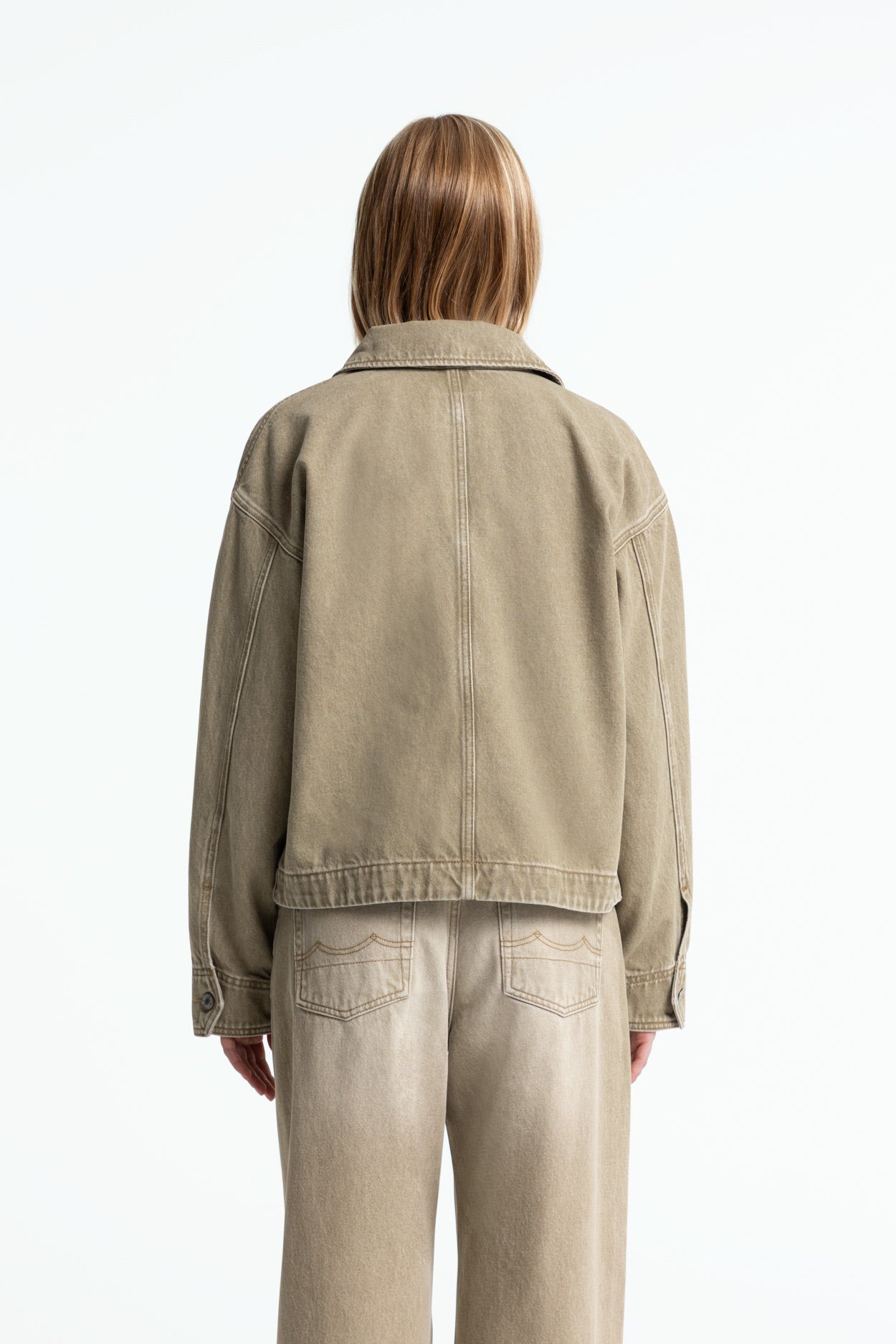 Ingrid Retro Beige Clean Jacket