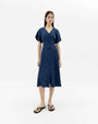 Laura Hemp Dress Navy