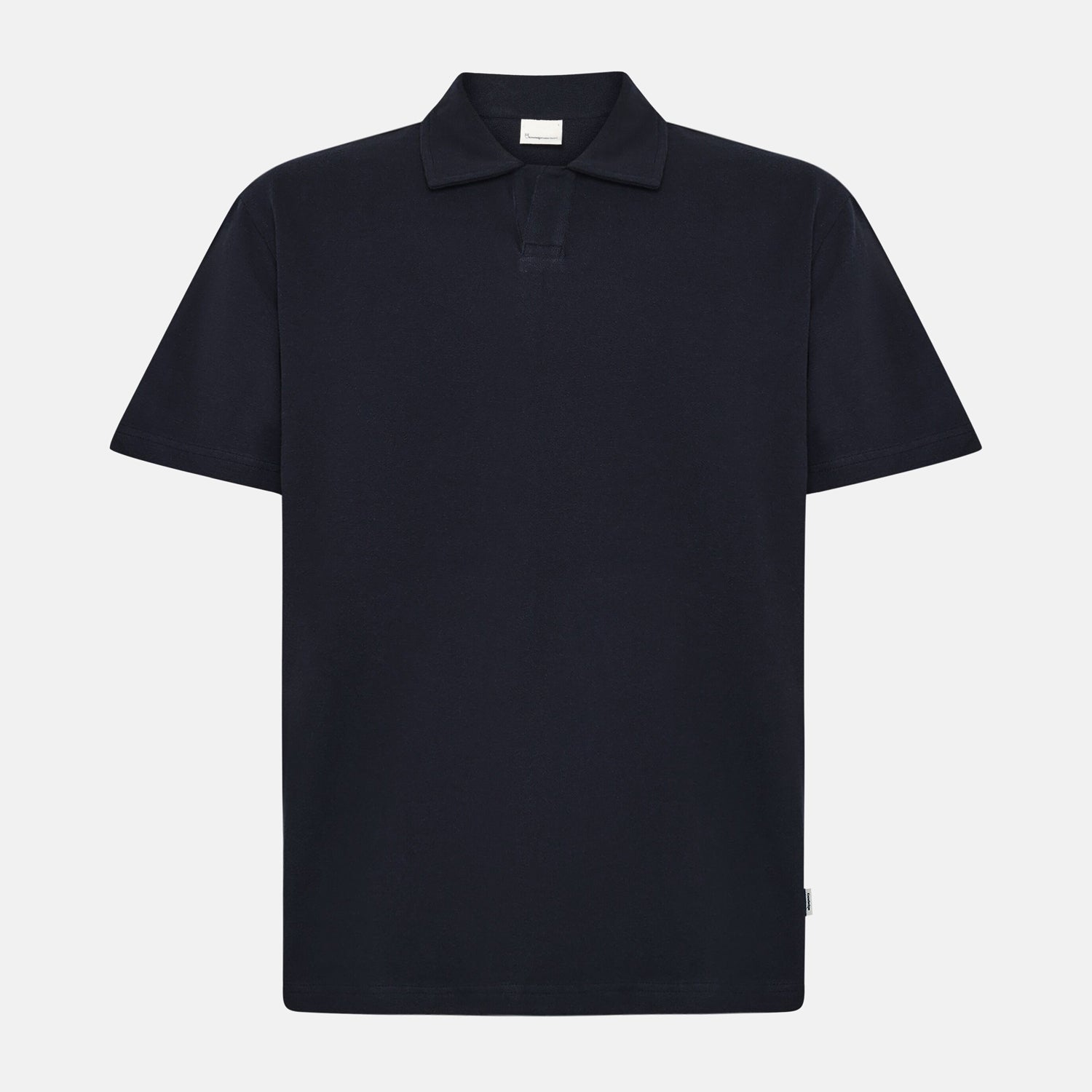 Loose Bouclé Polo Night Sky Navy