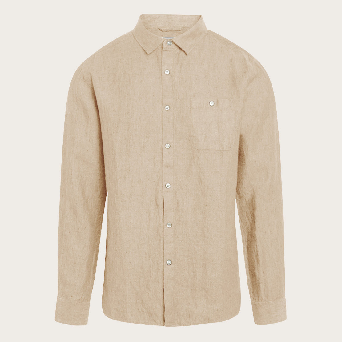 Larch Heavy Linen Feather Gray - KNOWLEDGE COTTON APPAREL