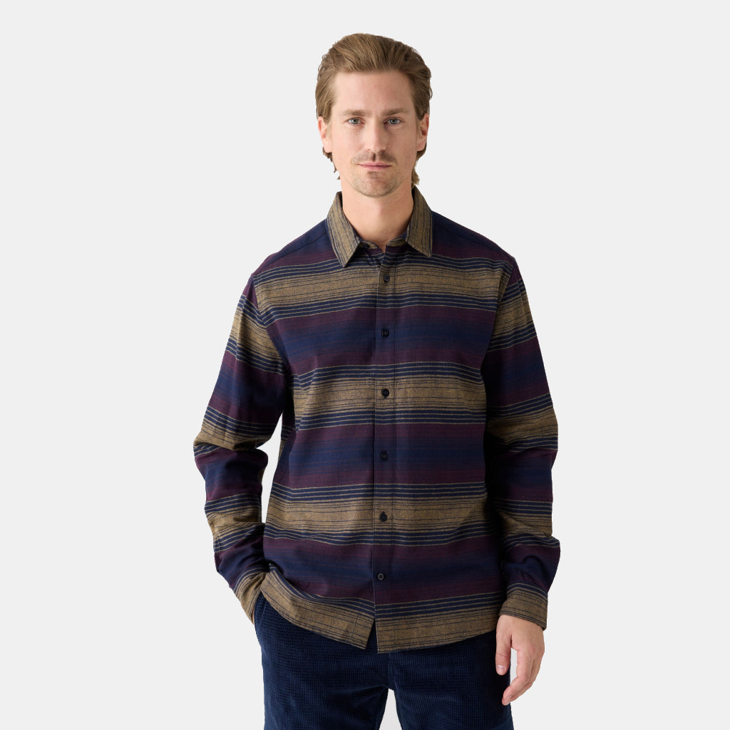 Flannel Shirt Checked Navy