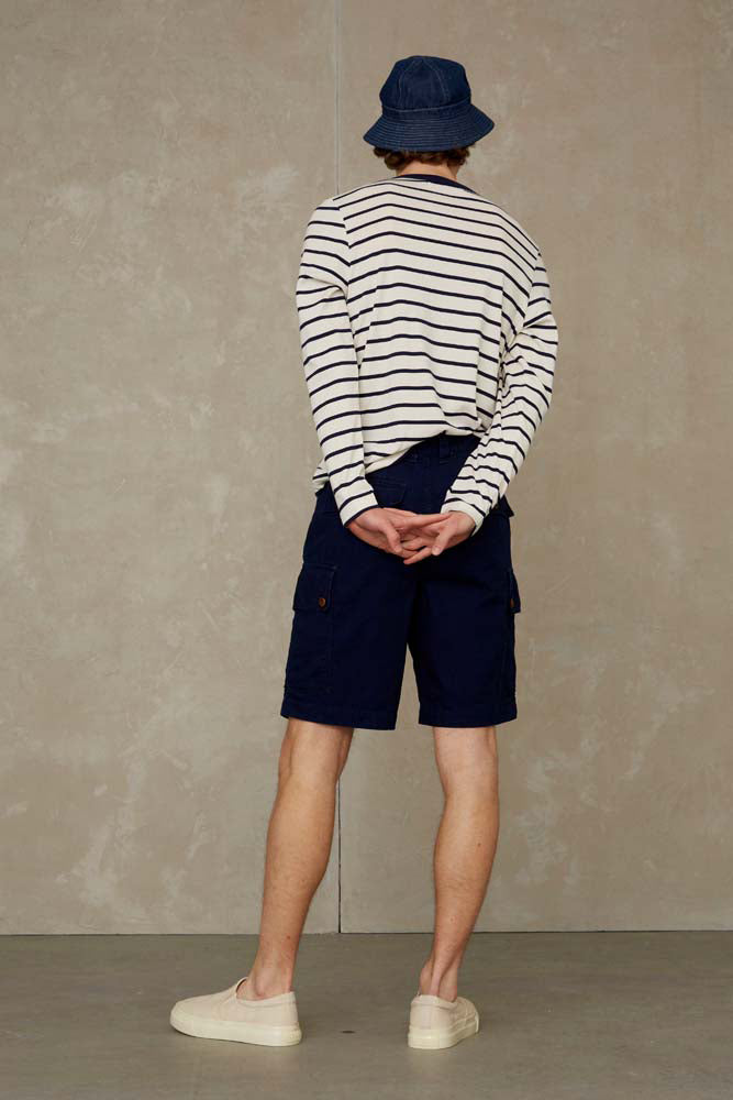 Kian Shorts Indigo Crinkle - KINGS OF INDIGO