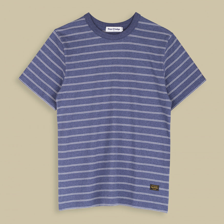 Sargon T-shirt Azulon Stripe - KINGS OF INDIGO
