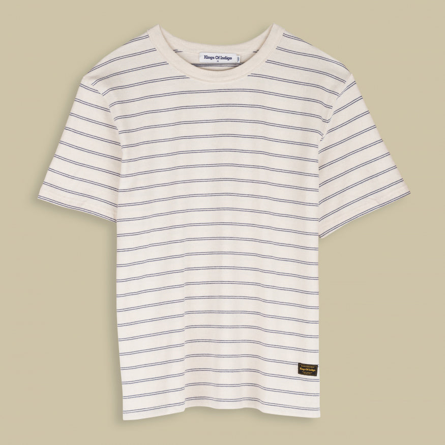 Sargon T-shirt Non-Dyed Stripe - KINGS OF INDIGO