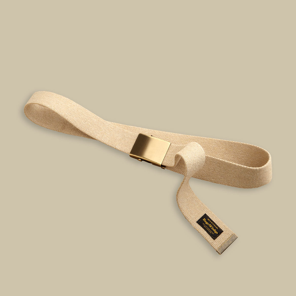 Koi Vegan Belt Beige - KINGS OF INDIGO