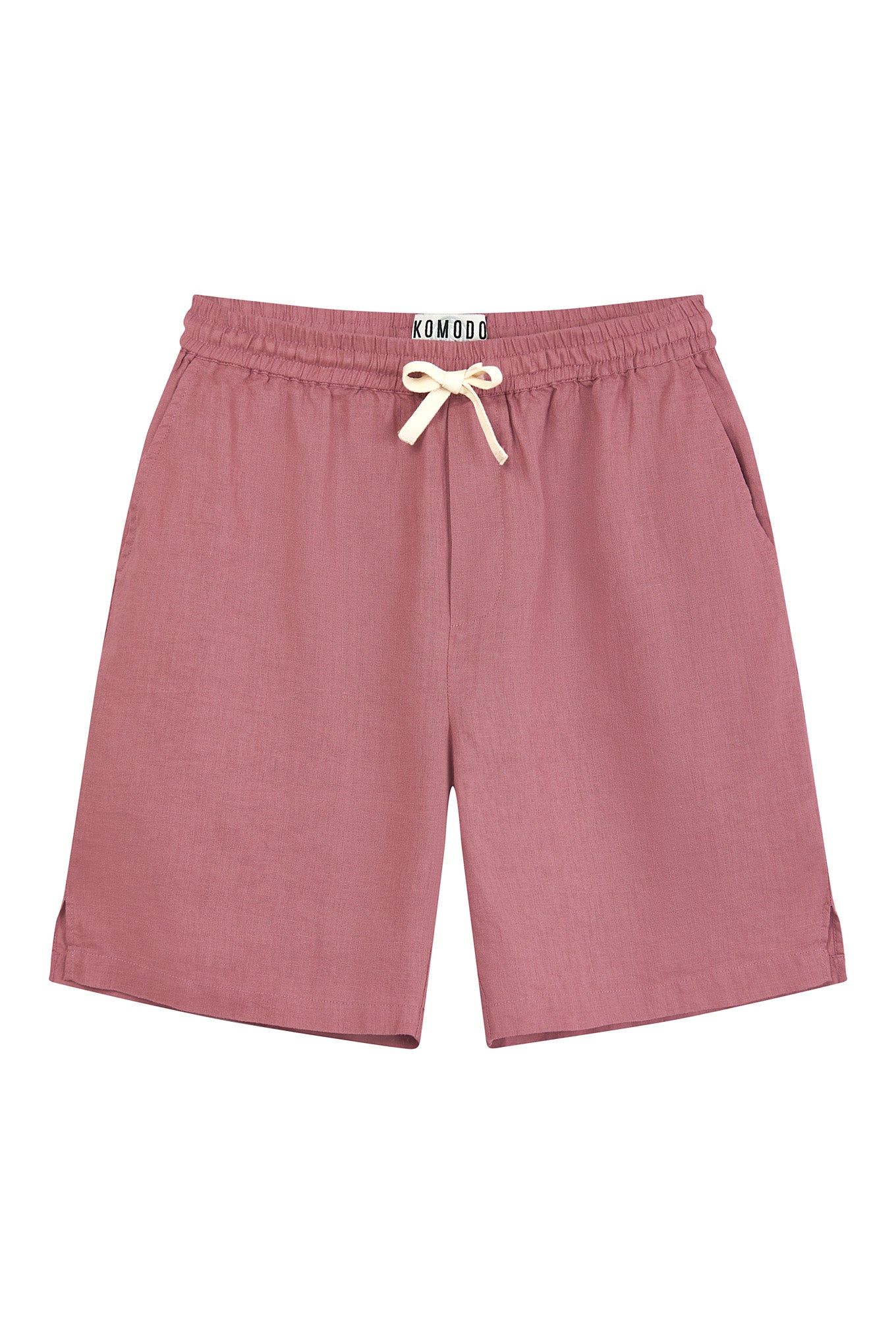 Jerry Shorts Organic Linen Dusty Pink - KOMODO