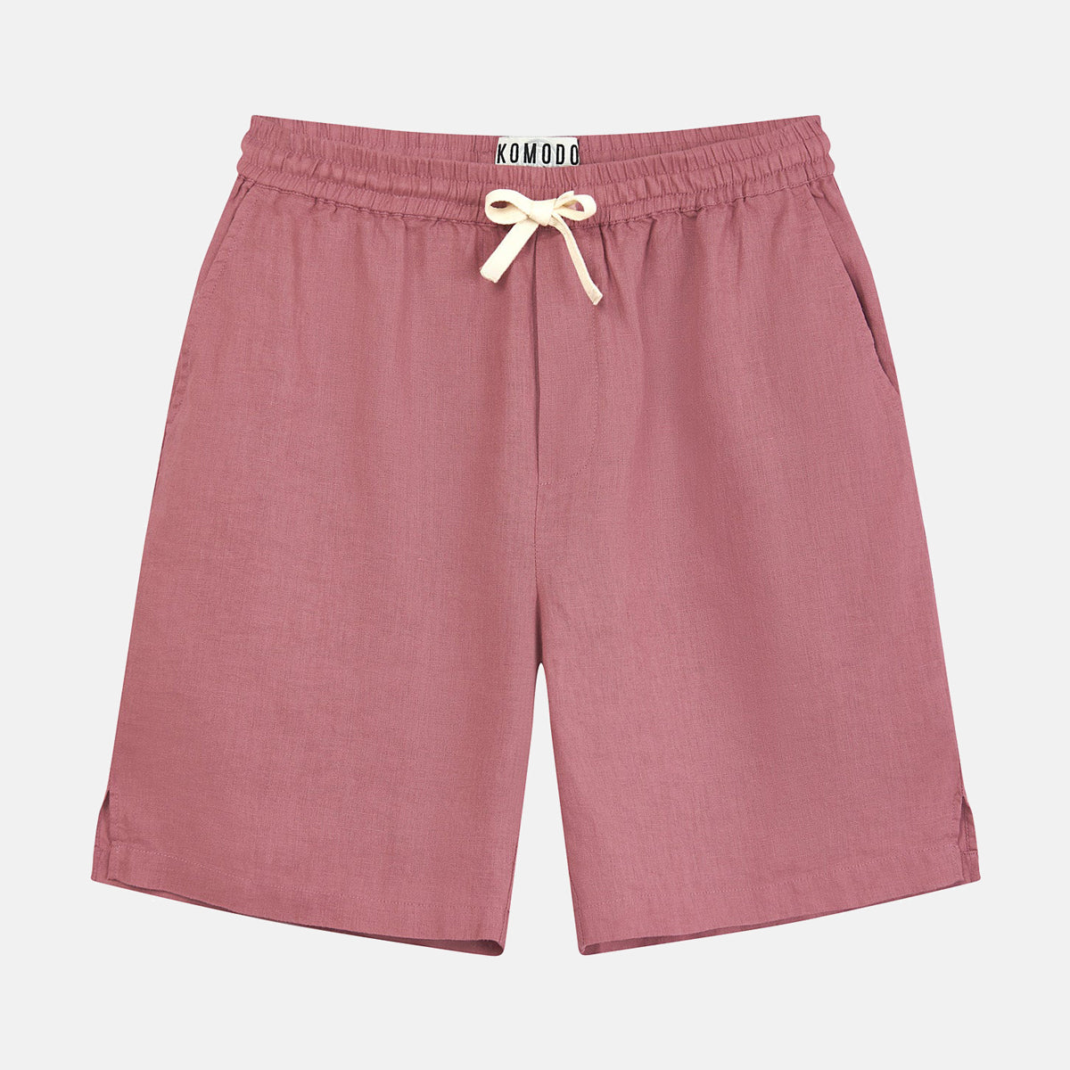 Jerry Shorts Organic Linen Dusty Pink - KOMODO