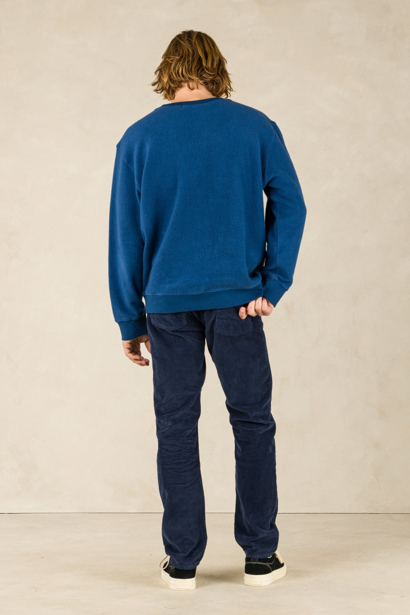 Kong Manchesterbyxa Midnight Blue - KINGS OF INDIGO
