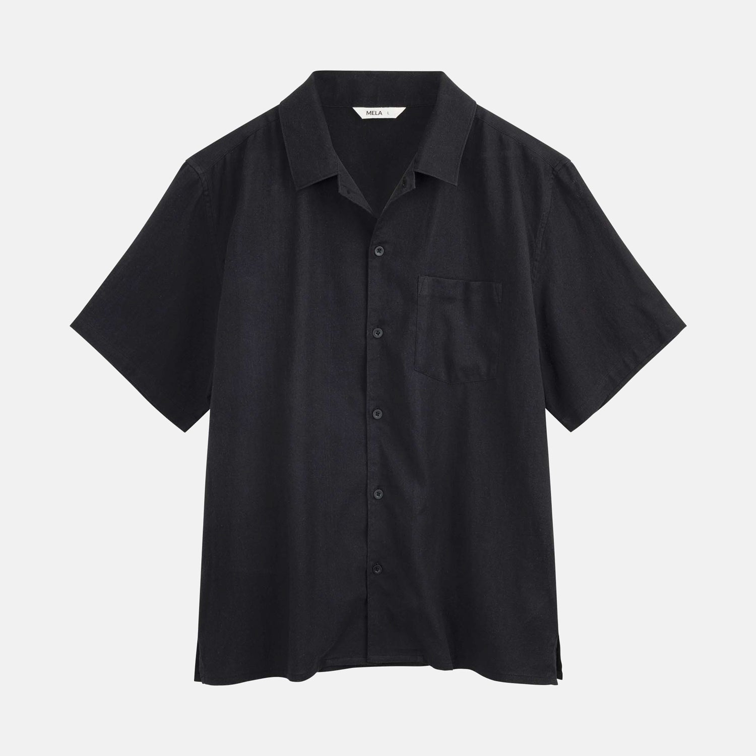 Vivek Shortsleeve Shirt Charcoal Black