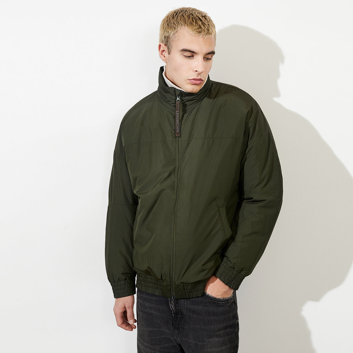 Remer Jacket Dark Olive - LANGERCHEN