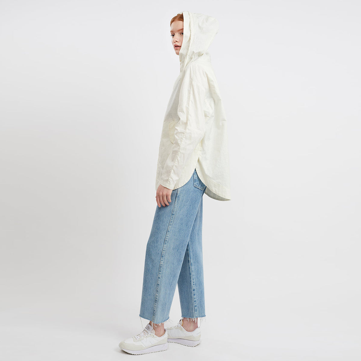 Theba Linen Jacket Off-white - LANGERCHEN