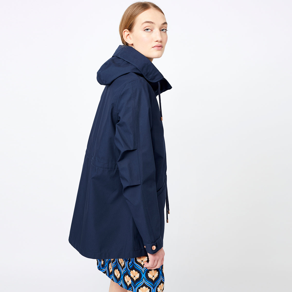 Lismore Short Parka Navy - LANGERCHEN
