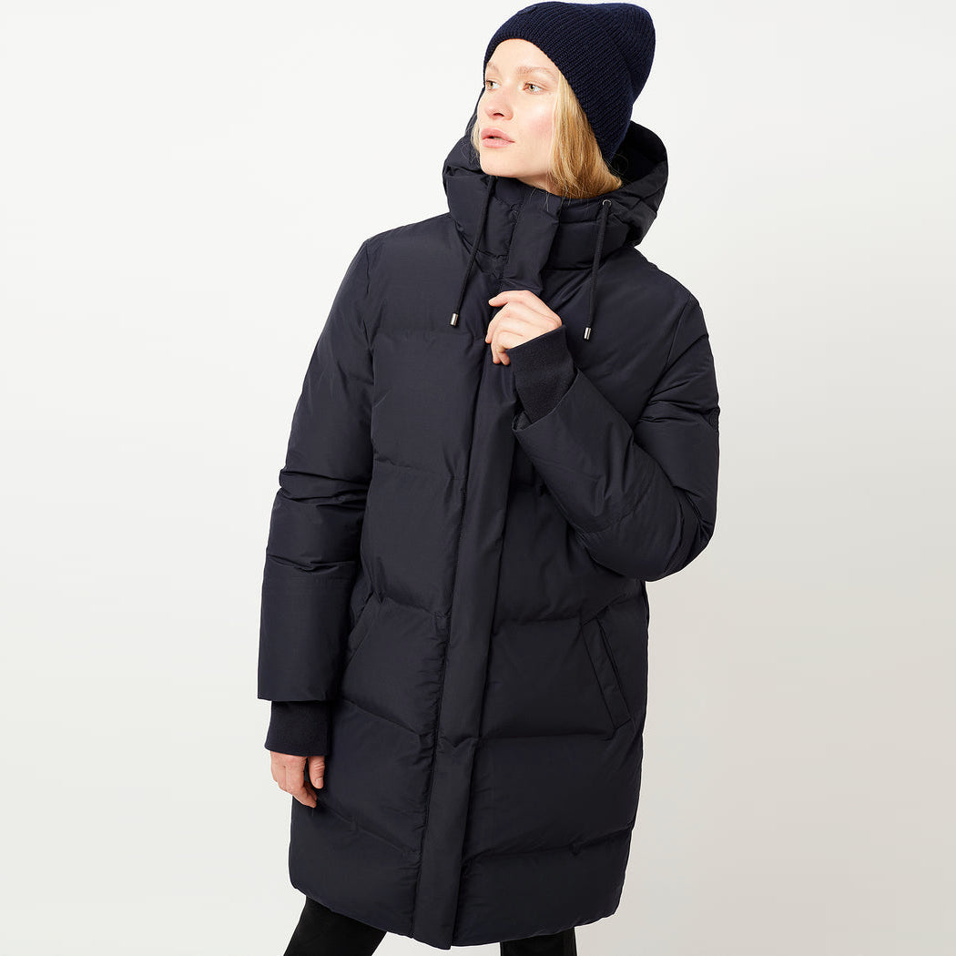Coat Aike Vegan Black - LANGERCHEN