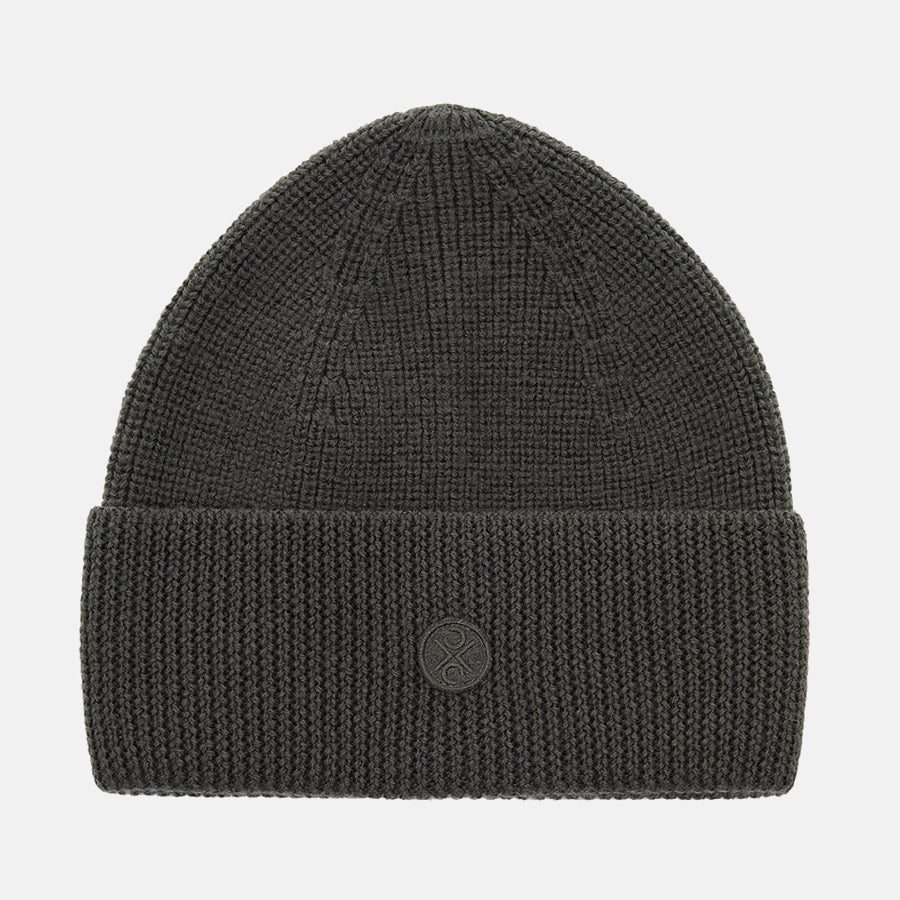 Organic Wool Beanie Platinum - LANGERCHEN