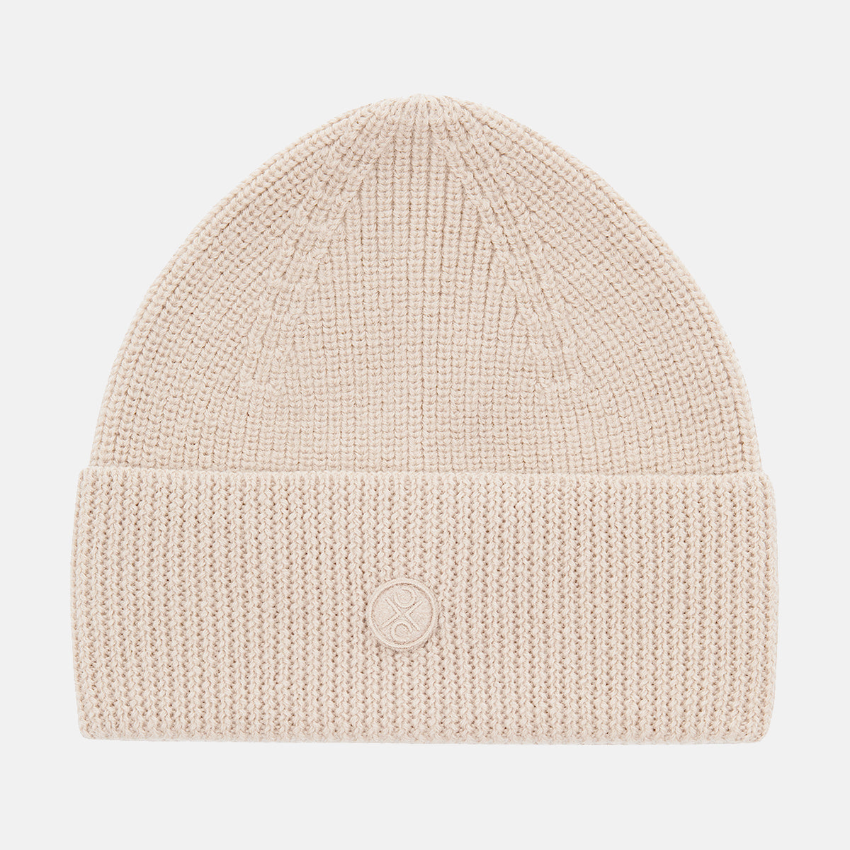 Organic Wool Beanie Off-White - LANGERCHEN
