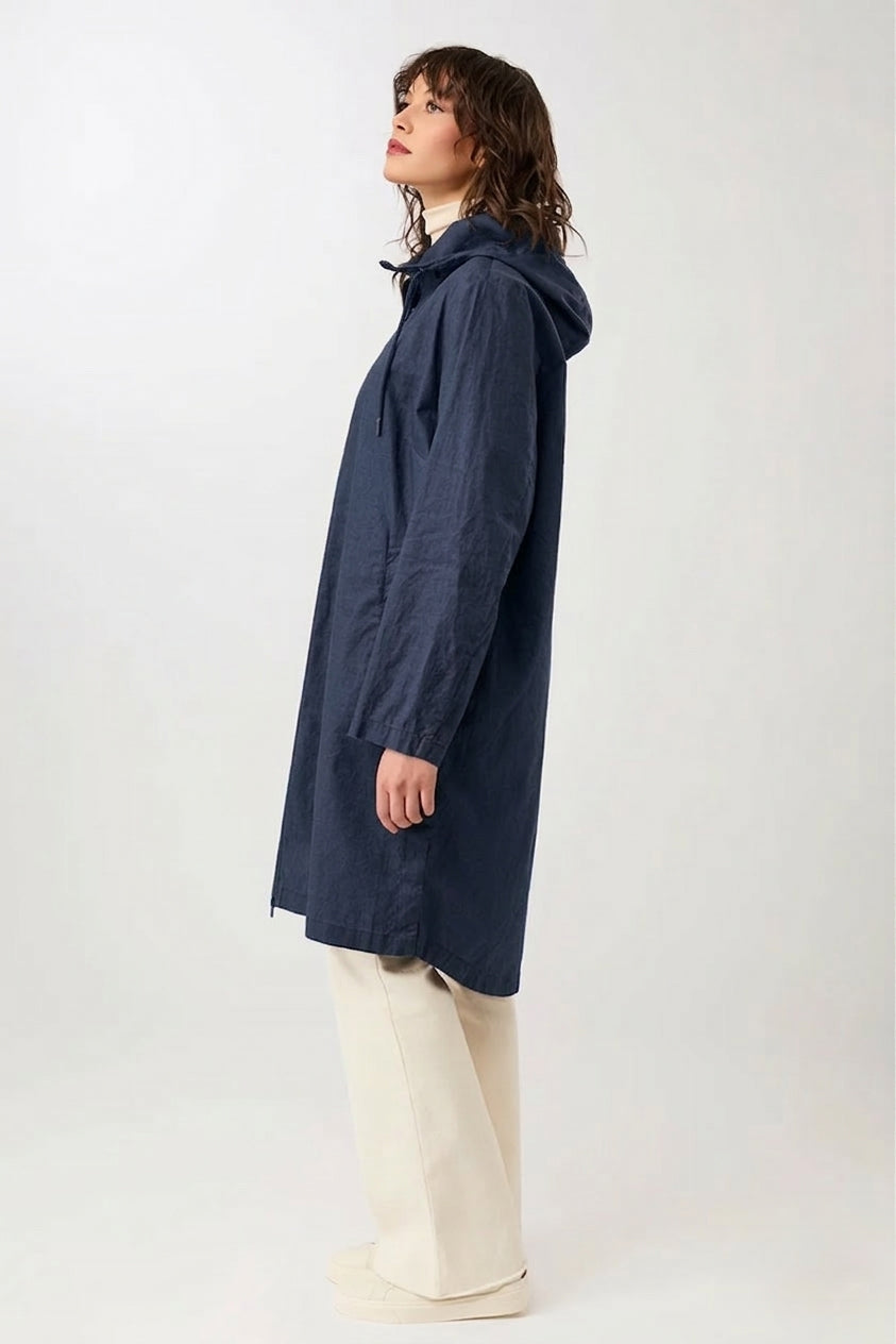 GIlford Linen Parka Navy