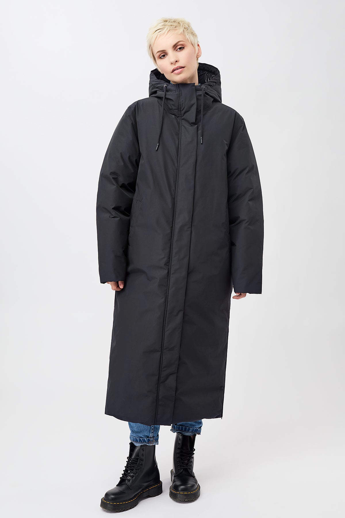 Coat Croydon Black - LANGERCHEN