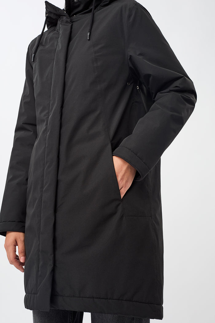 Ariza Parka Vegan Black - LANGERCHEN