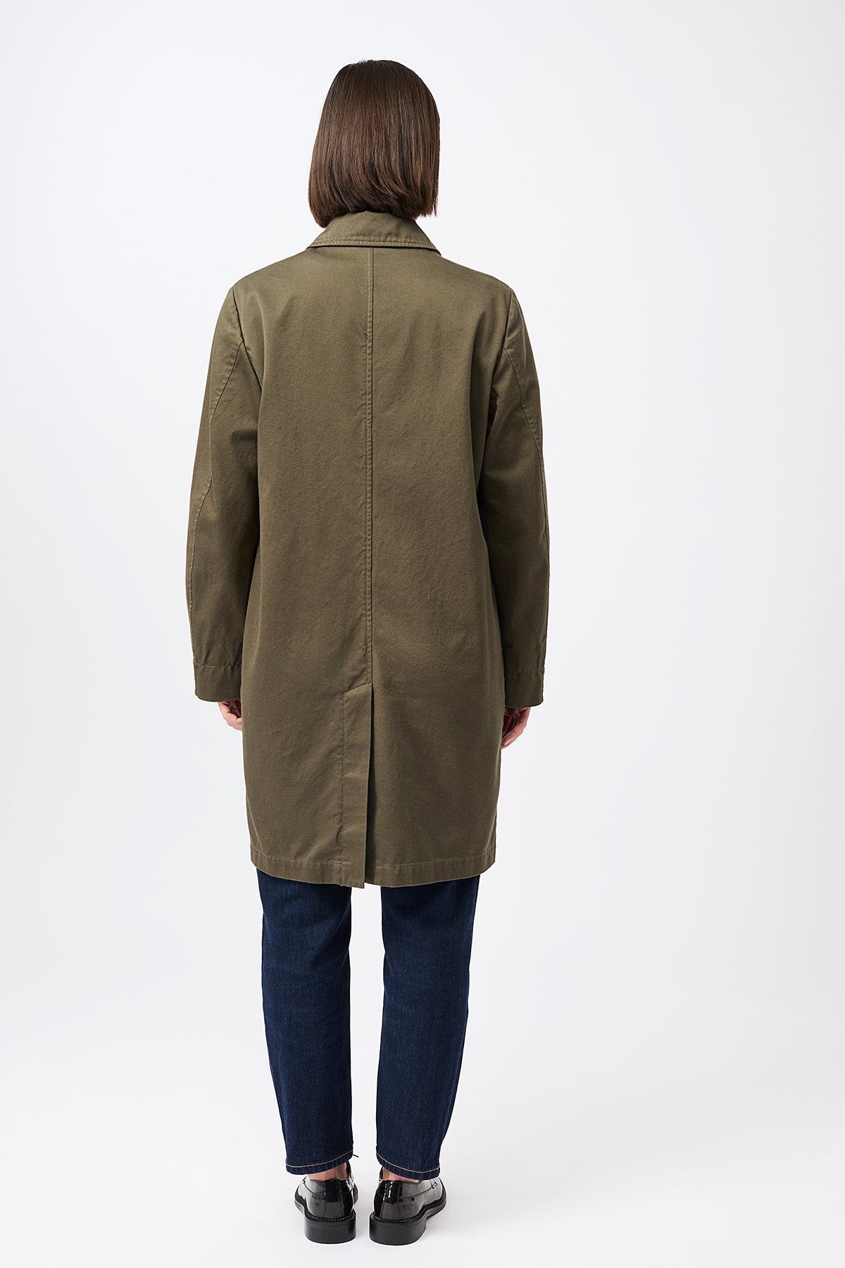 Blain Coat Organic Cotton Stone Moss