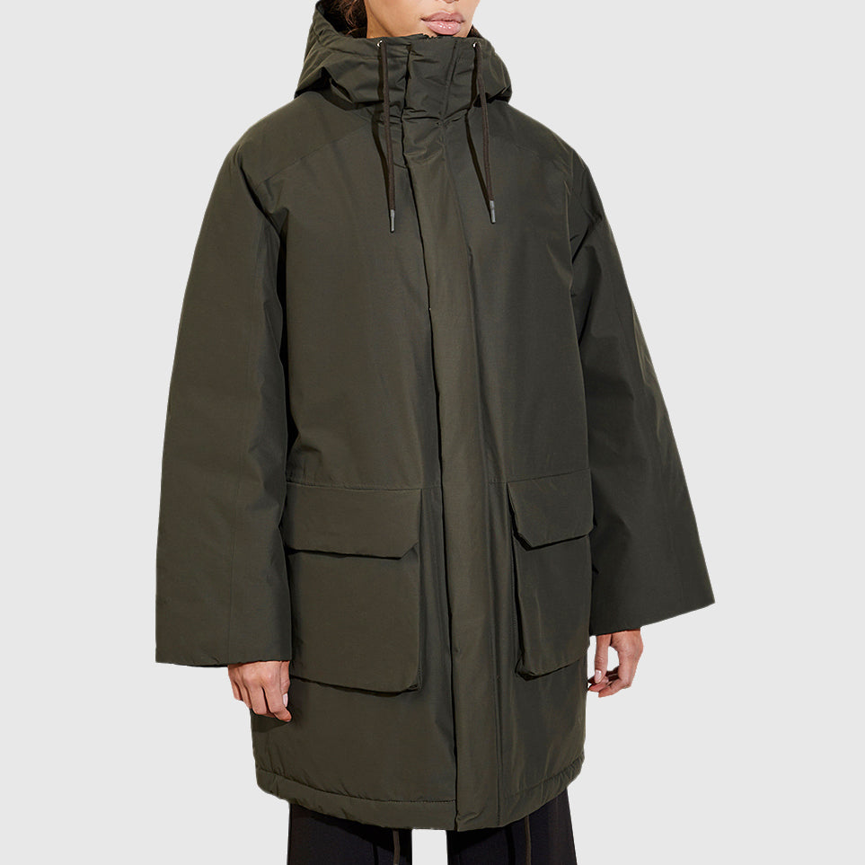 Kinsey Parka Dark Olive - LANGERCHEN