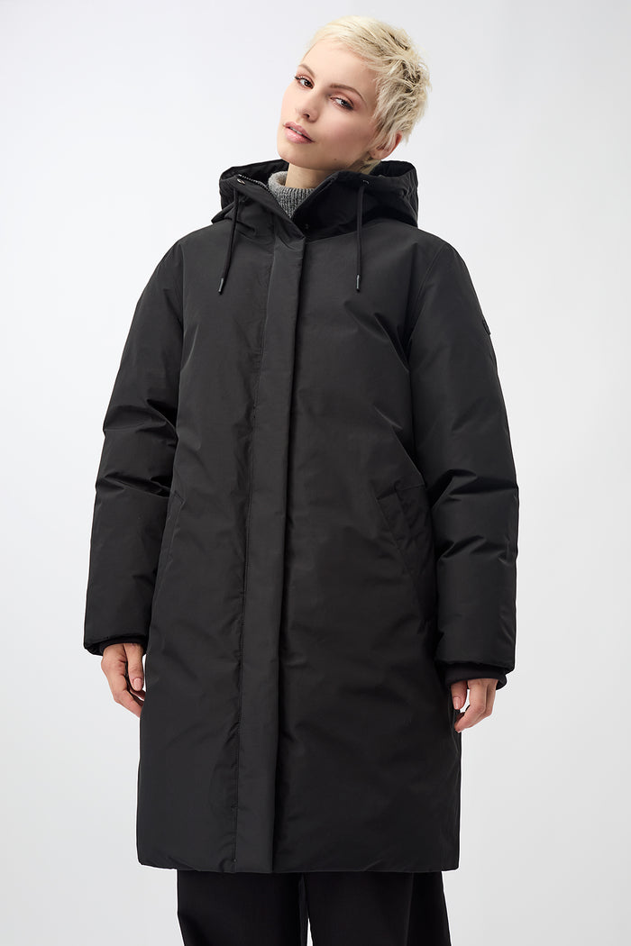 Coat Karron Black - LANGERCHEN