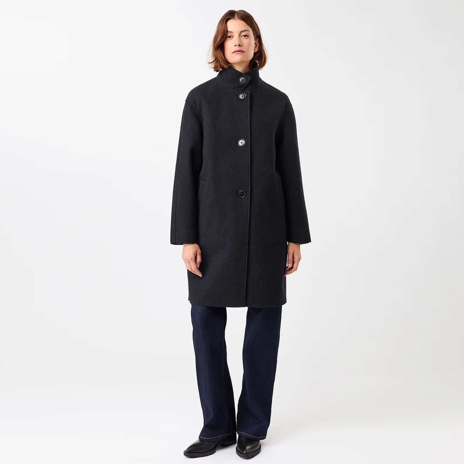 Pennfield Organic Wool Coat Carbon