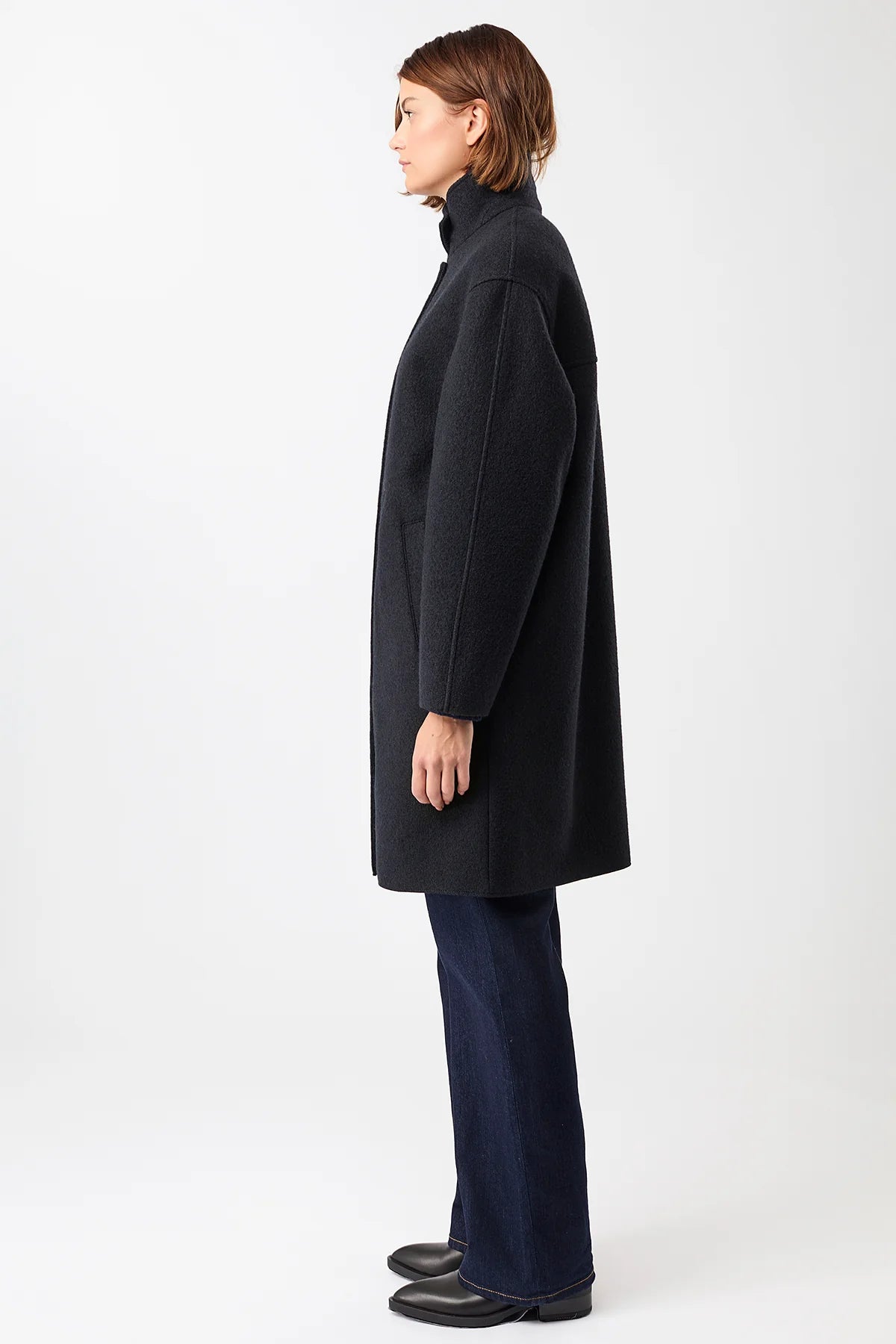 Pennfield Organic Wool Coat Carbon