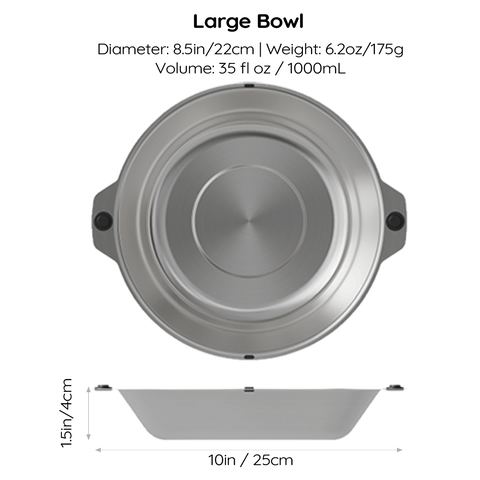 Magware Magnetic Bowls & Plates 4-Piece Set - FULL WINDSOR