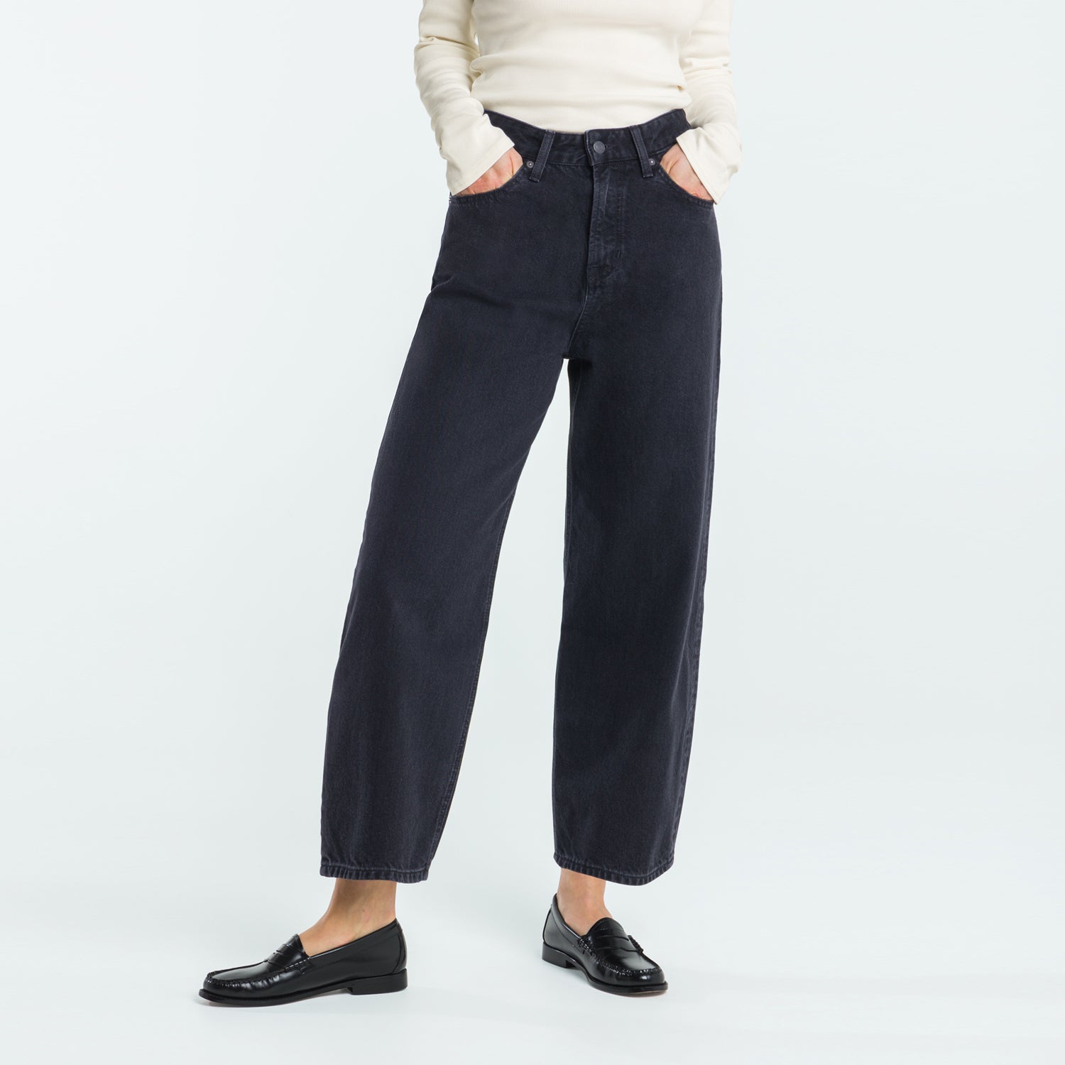 Leila Cropped Holo Black Used