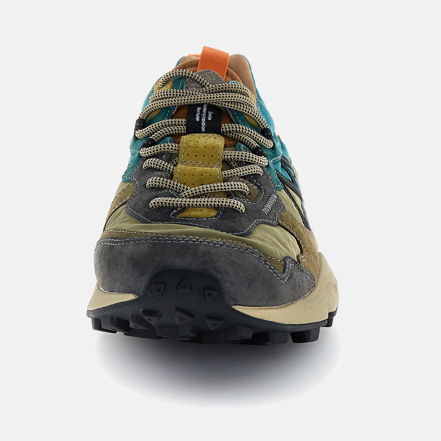 Lenzan Man Suede/Nylon Anthracite-Military-Petrol