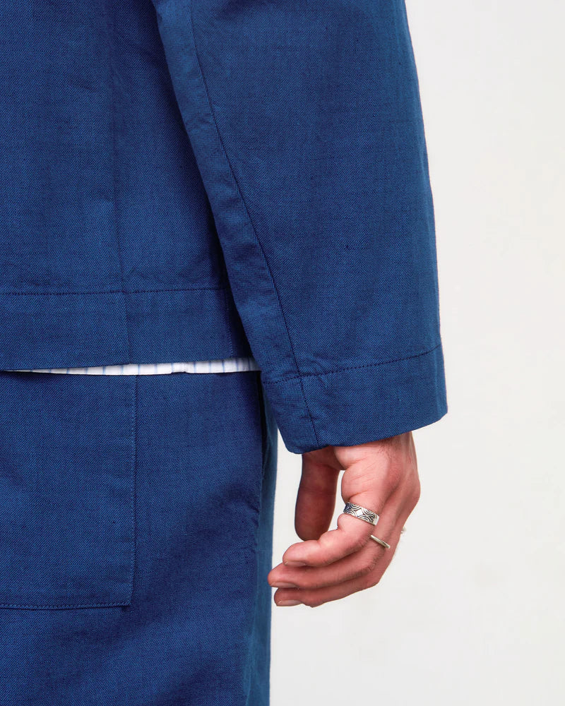 Light Overjacket Ocean Blue Organic Cotton