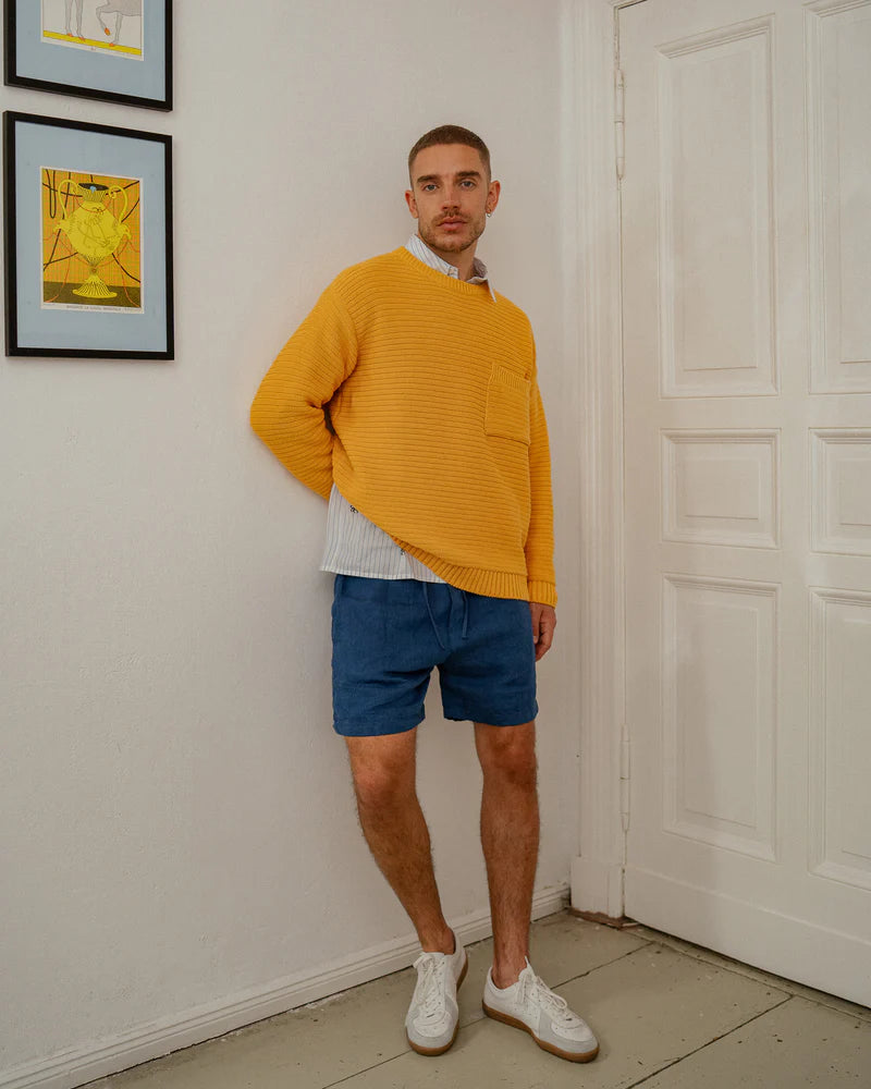 Relaxed Shorts Ocean Blue