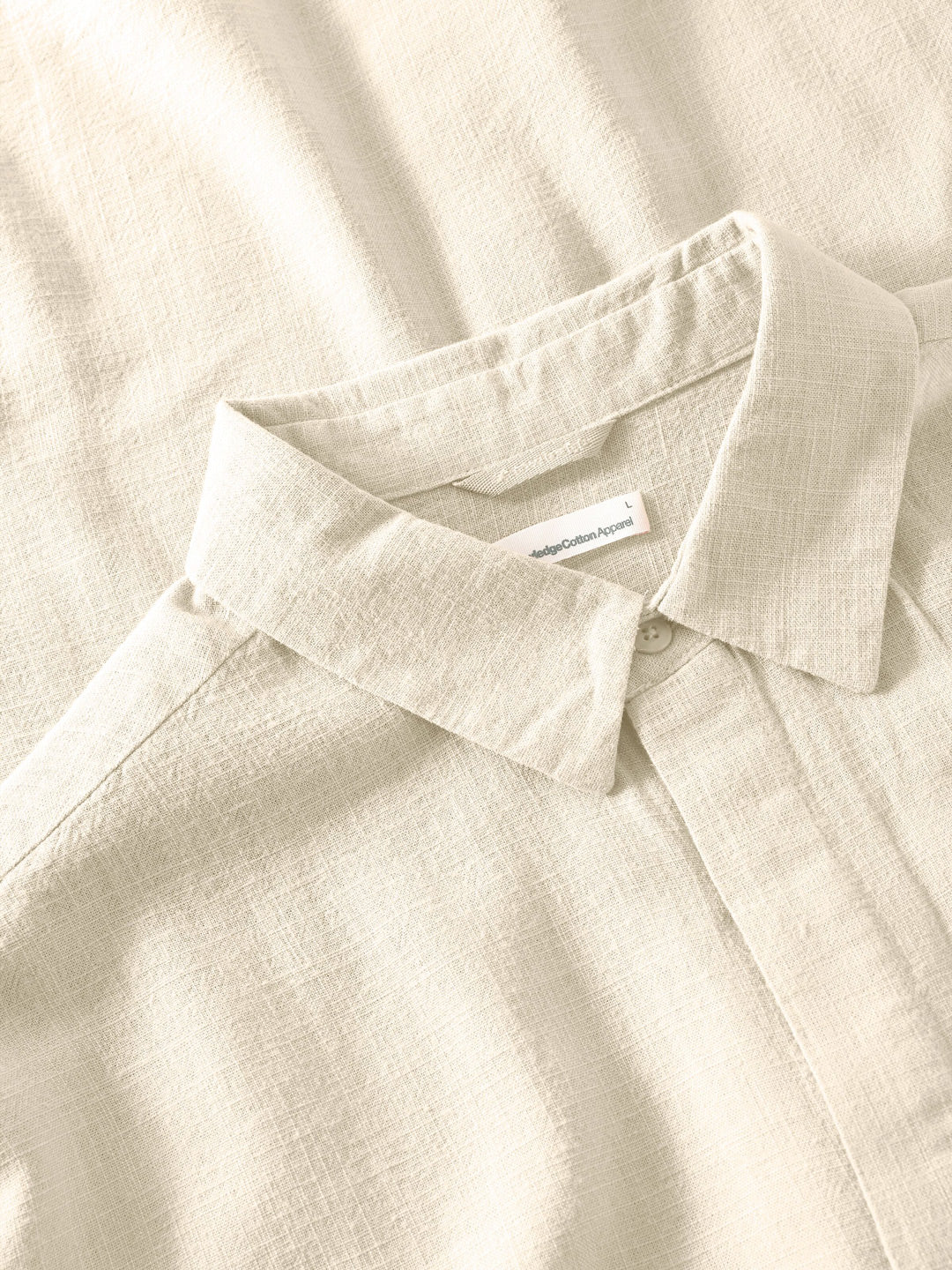 Linen & EcoVero Mix Shirt Egret