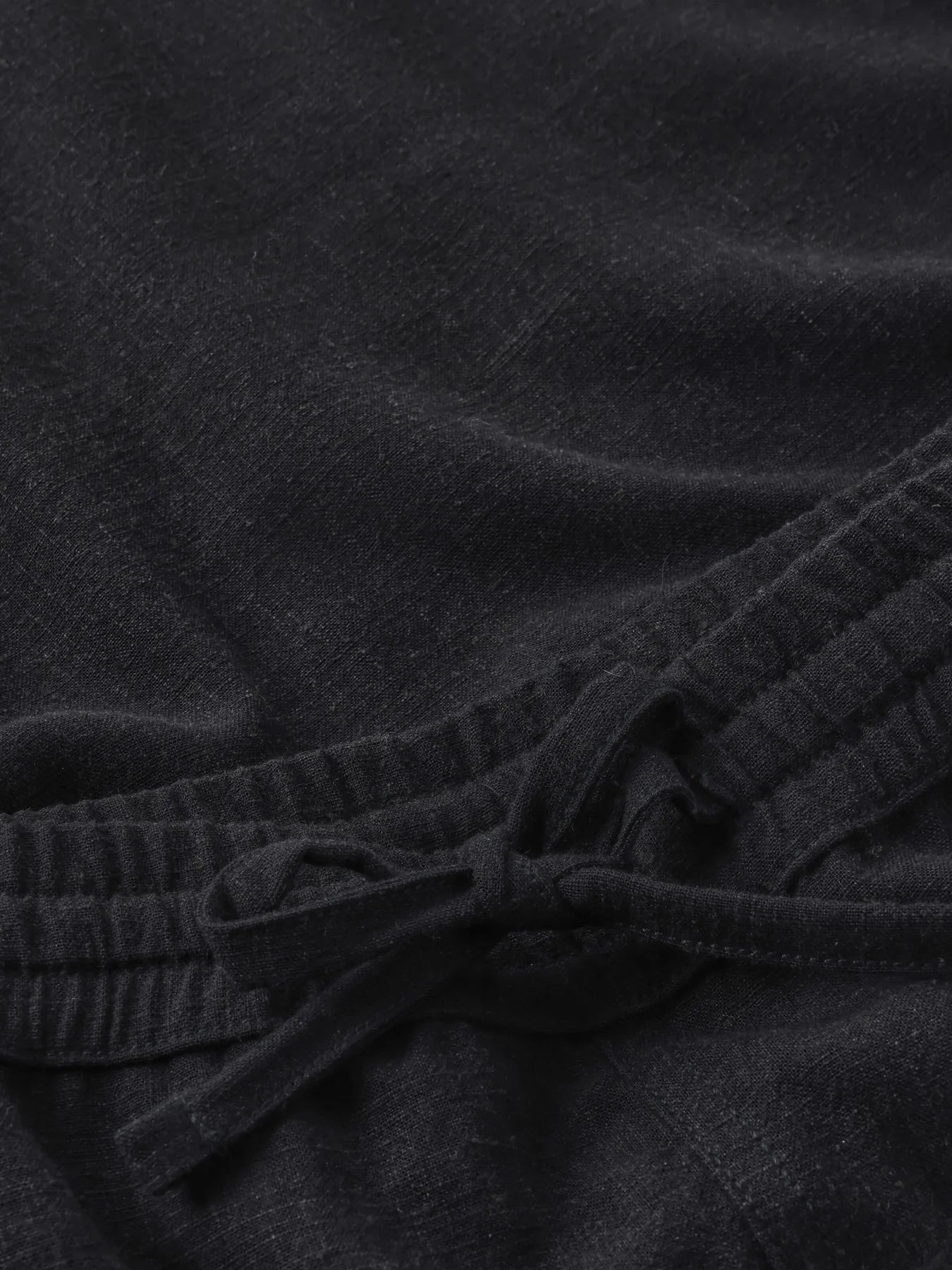 Astral Zip-Pocket Linen & Ecovero Shorts Jet Black