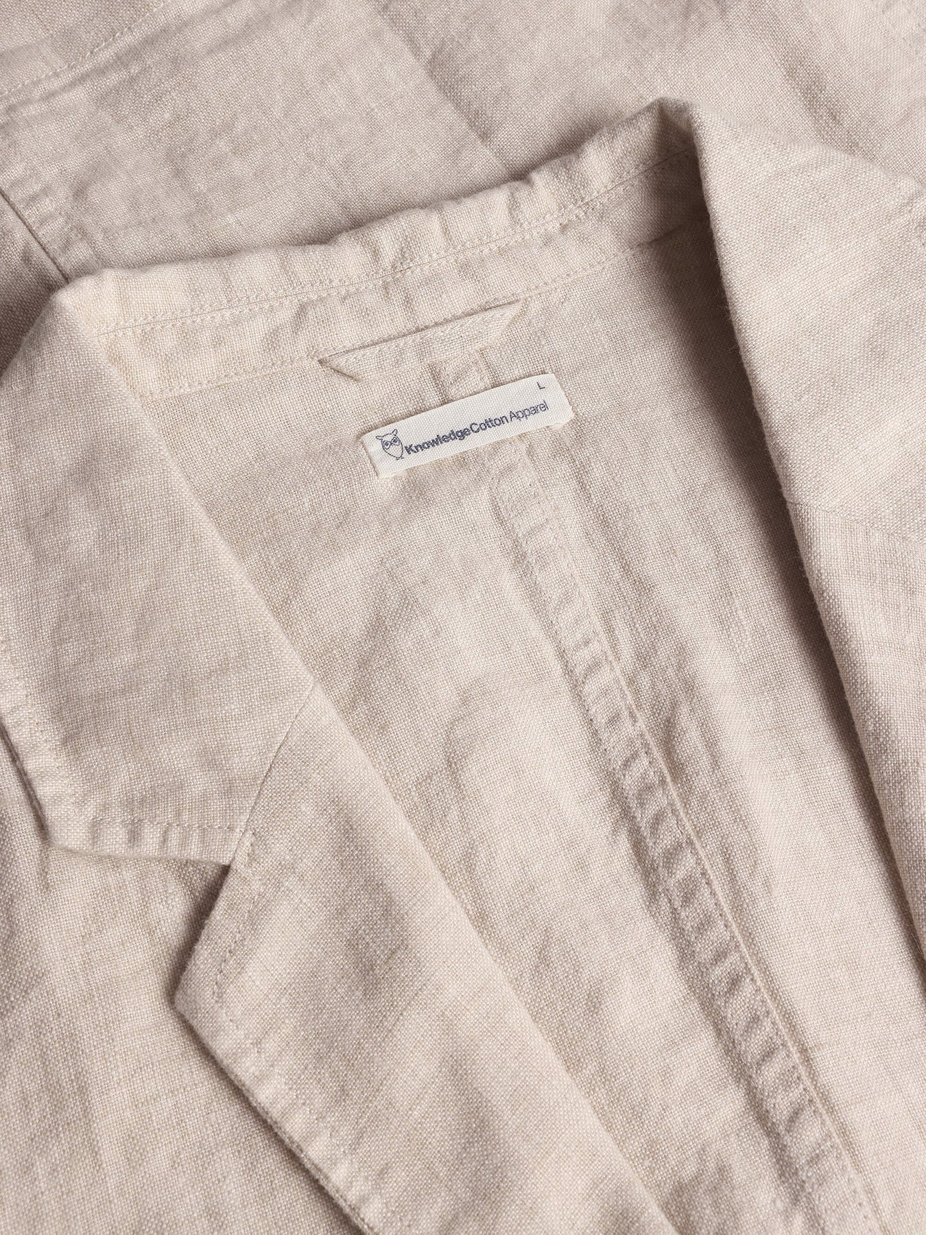 Linen Blazer Light Feather Gray
