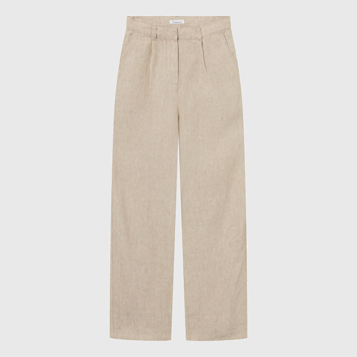 Posey Ekologiska Linnebyxor Sand - KNOWLEDGE COTTON APPAREL