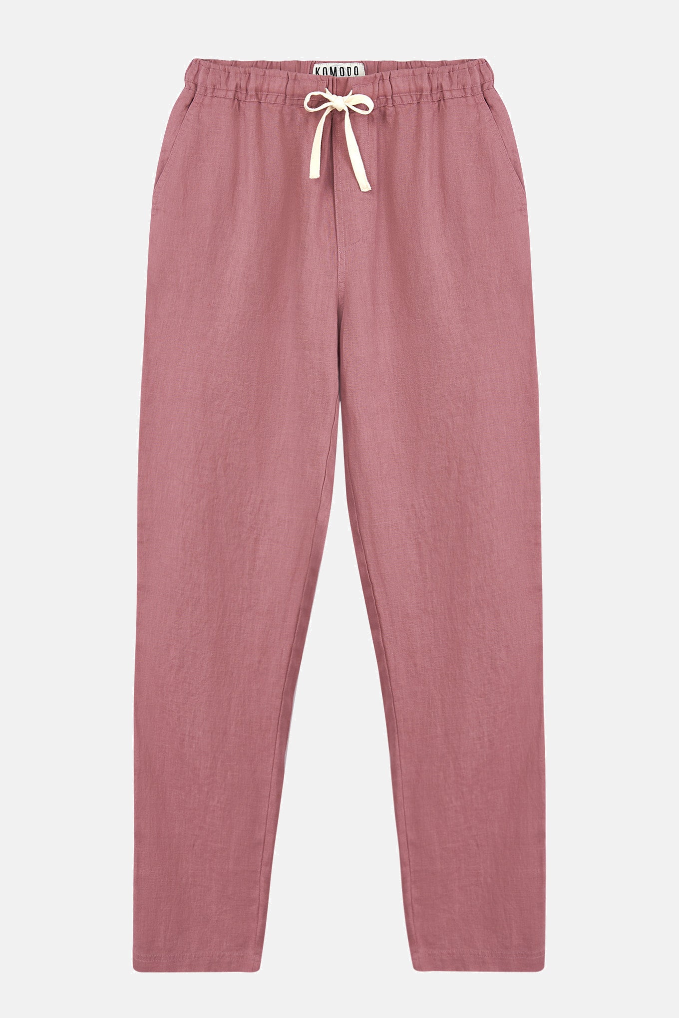 August Linen Trousers Dusty Pink - KOMODO