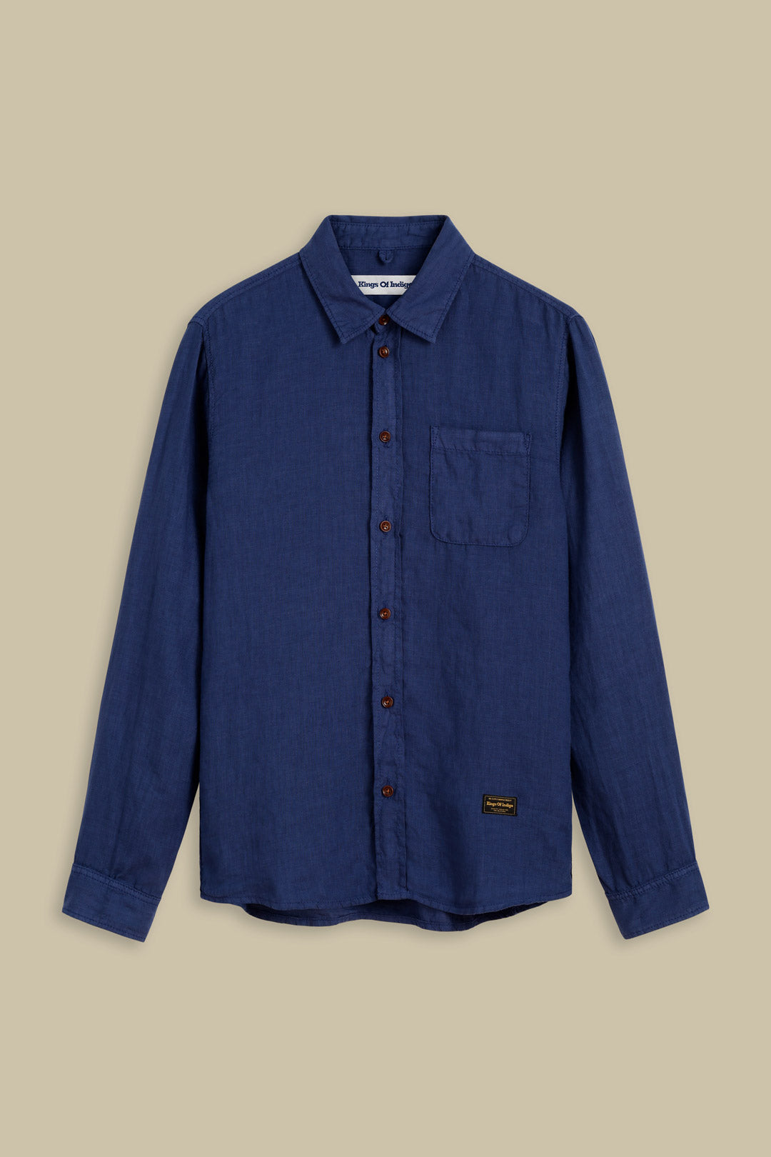 Enda Pocket Worker Blue Linen - KINGS OF INDIGO