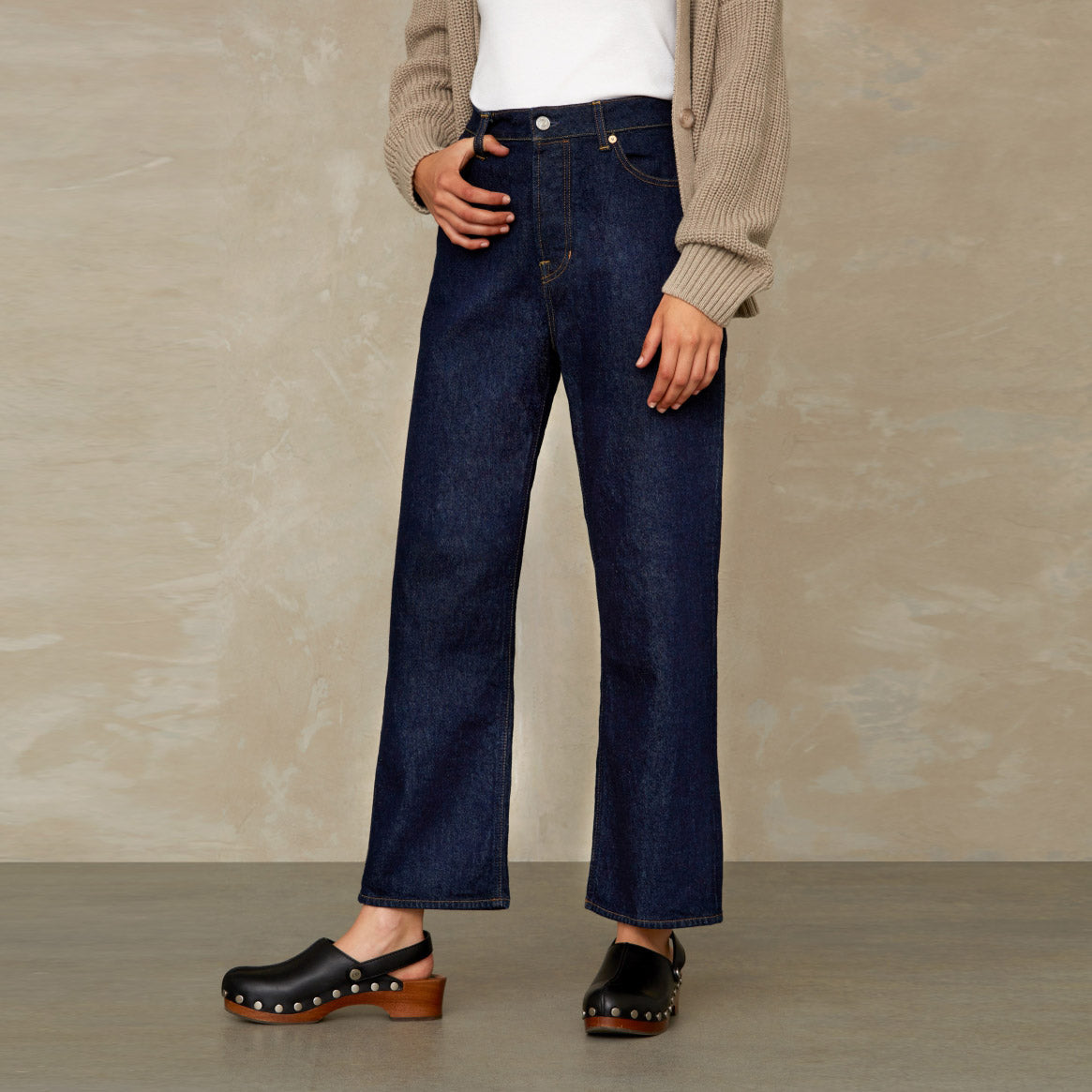 Liora Cropped Clear Clean Hemp Rinse - KINGS OF INDIGO