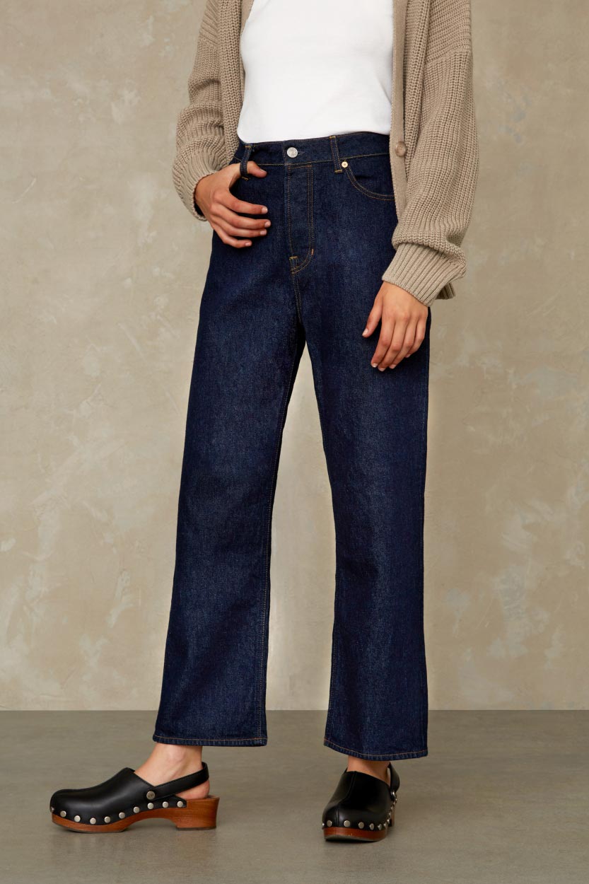 Liora Cropped Clear Clean Hemp Rinse - KINGS OF INDIGO