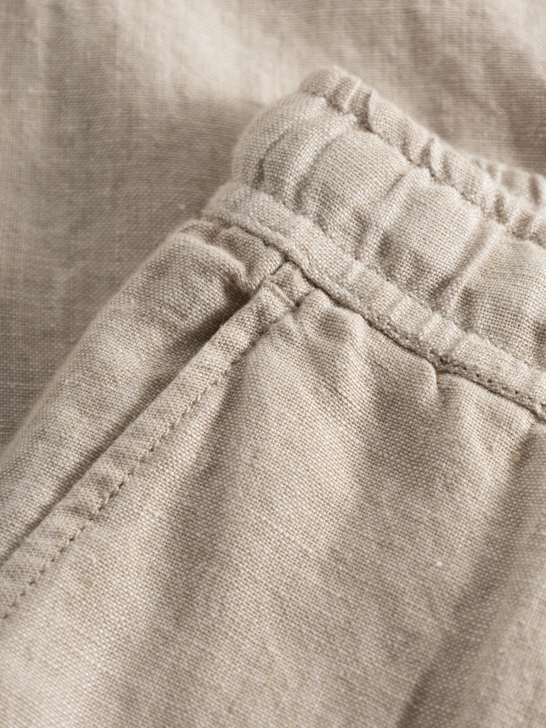Fig Organic Linen Pants Light Feather Gray
