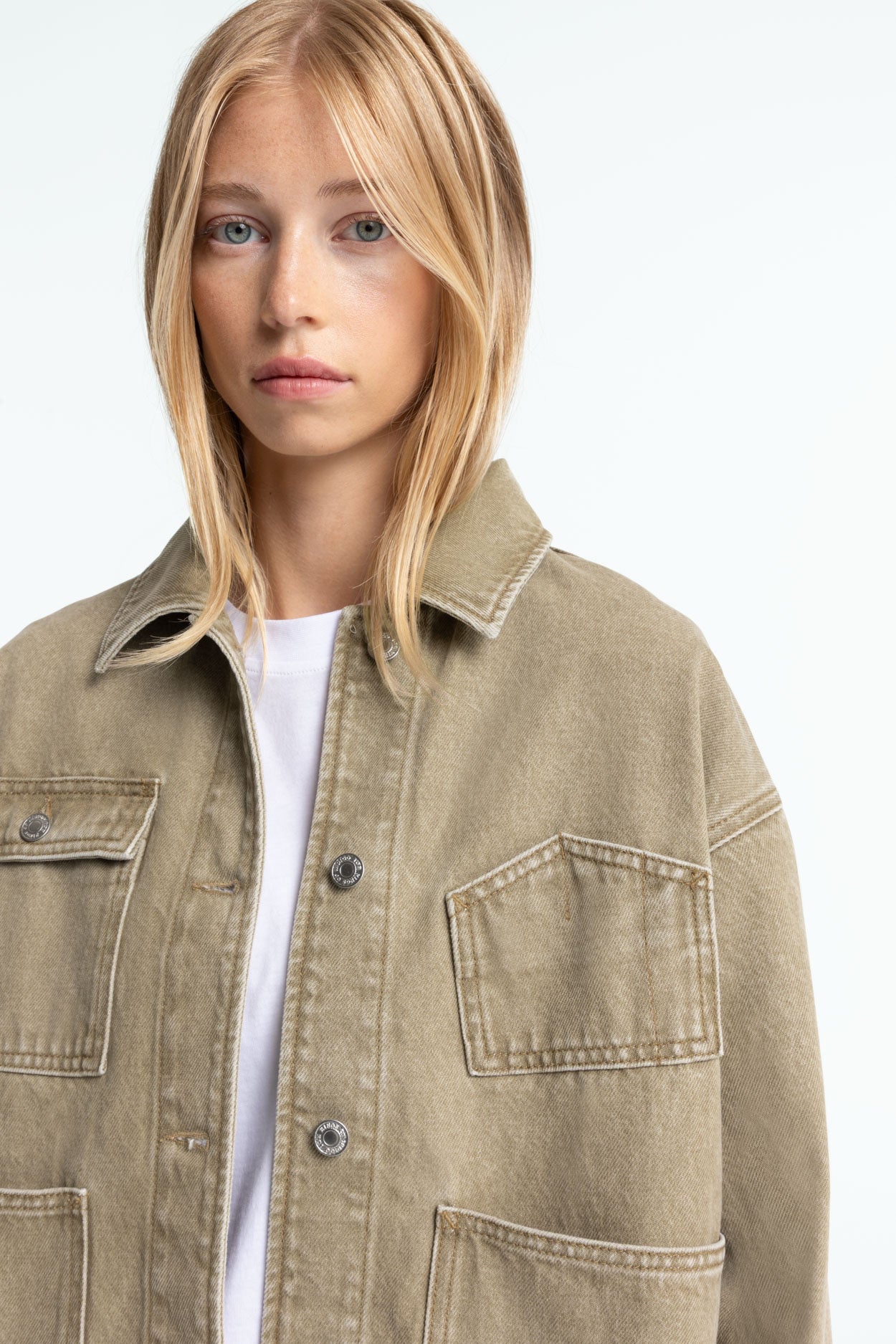 Ingrid Retro Beige Clean Jacket