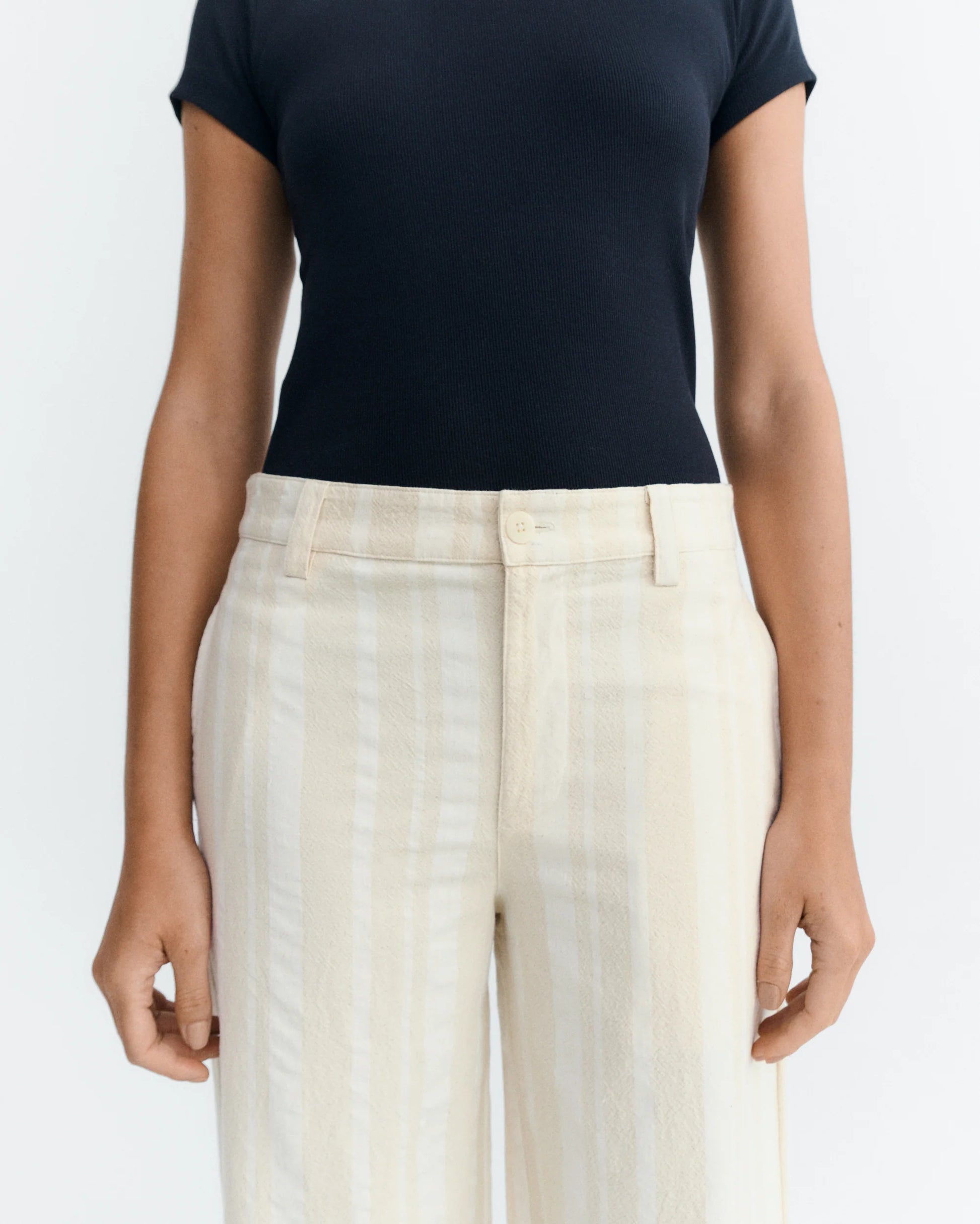 Raw Dappled Stripes Serena Pants
