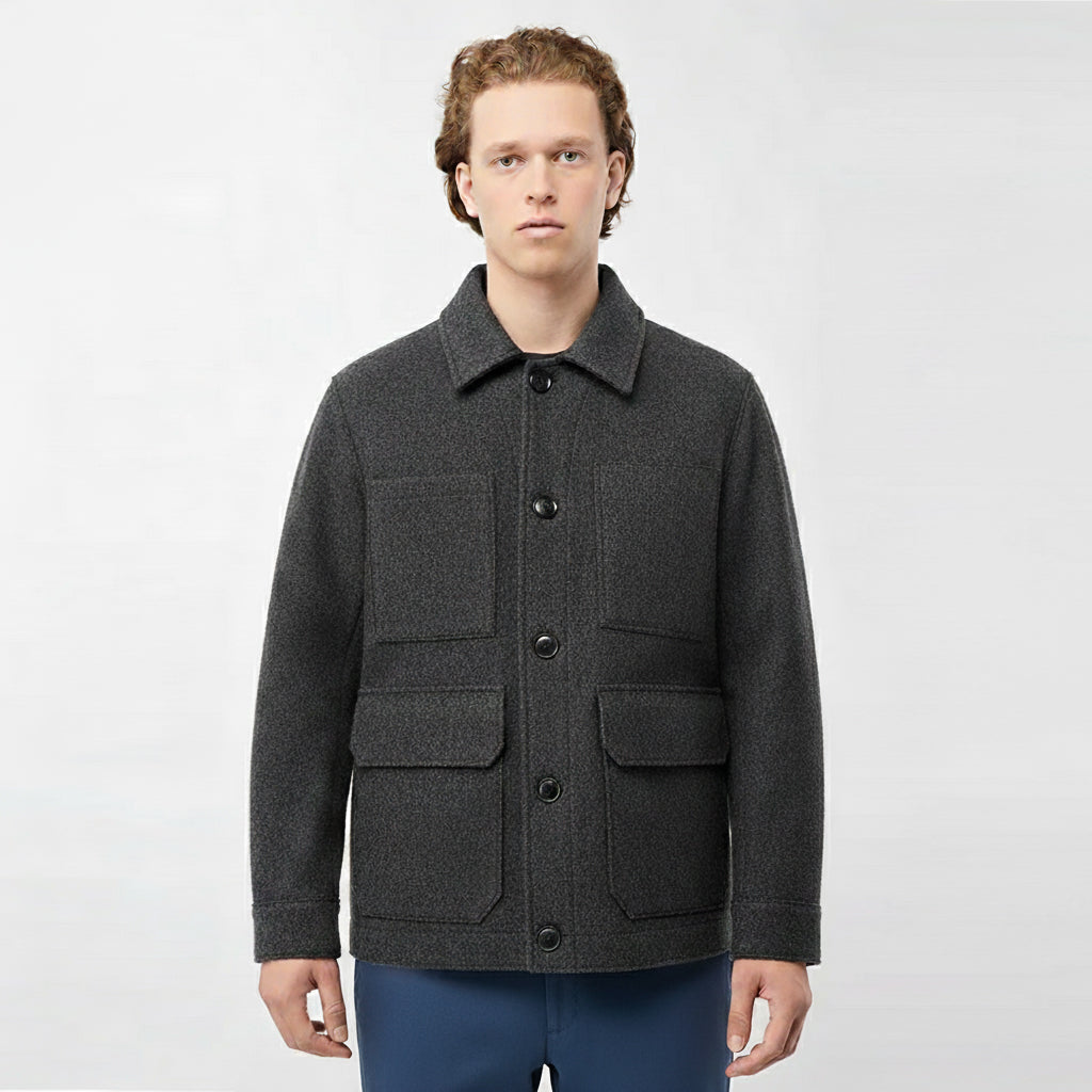 Lucan Organic Wool Jacket Graphite