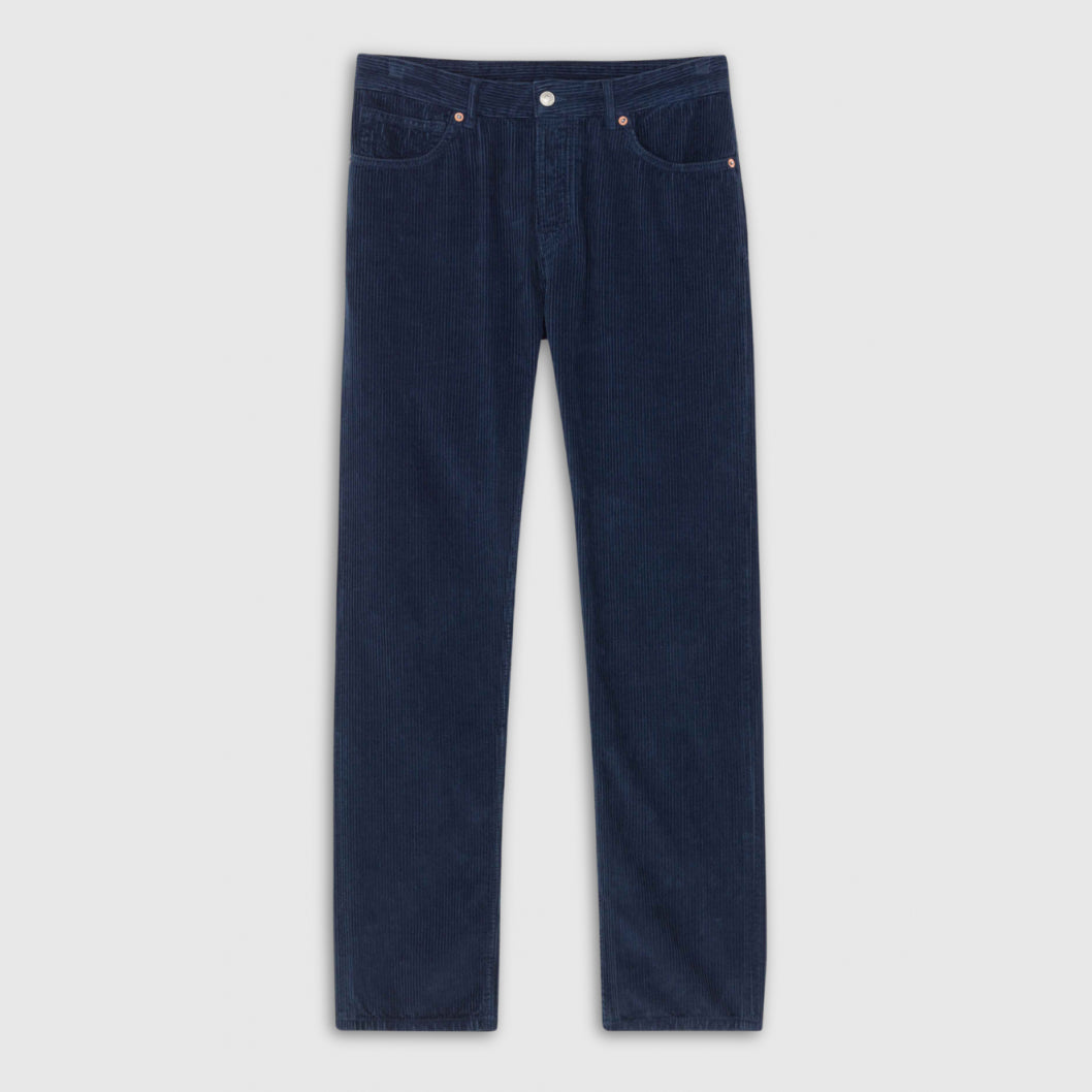 Kong Manchesterbyxa Midnight Blue - KINGS OF INDIGO