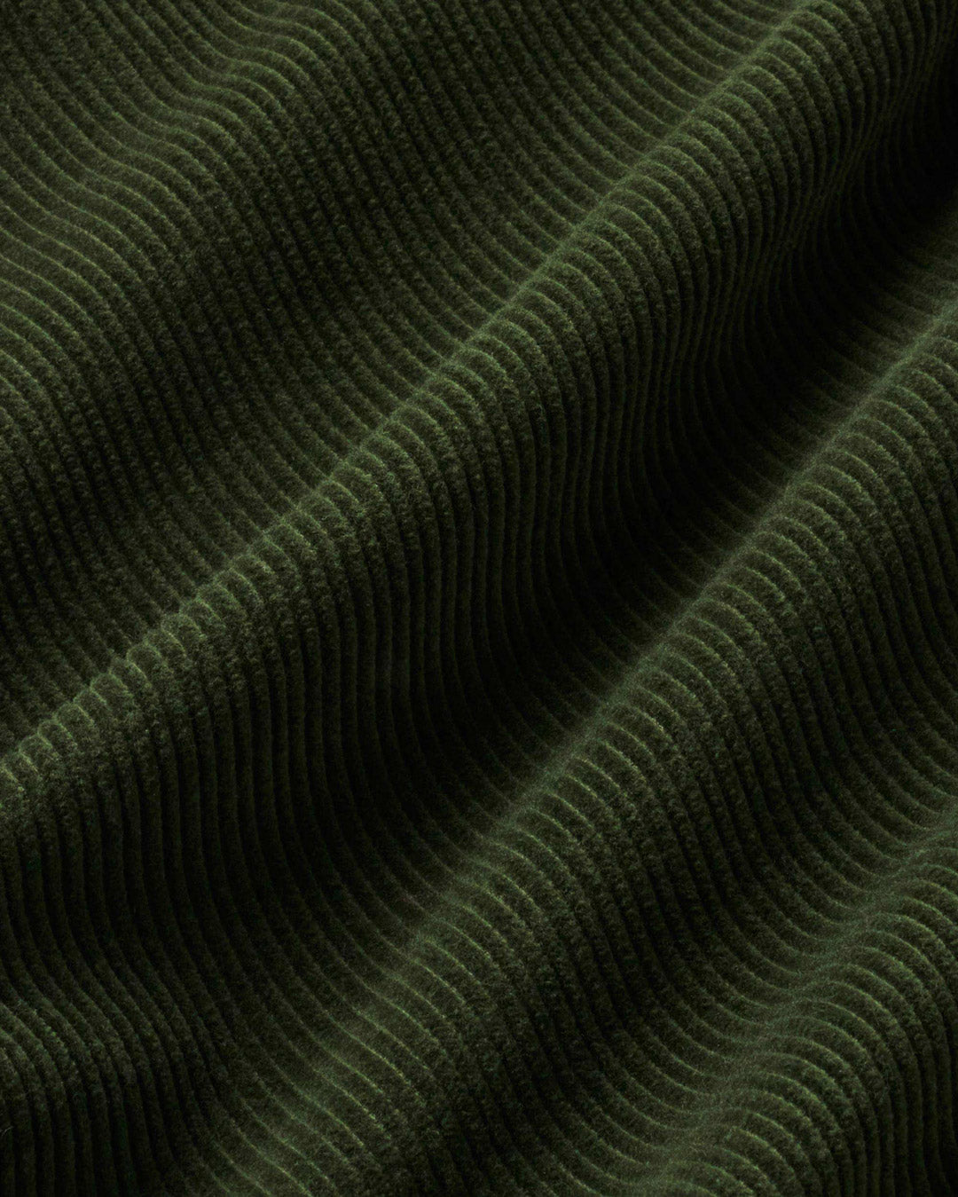 Corduroy Five Pocket Pants Bottle Green - THINKING MU