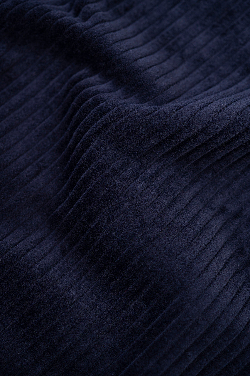Manchesterbyxor Wide Fit Organic Deep Navy - ROTHOLZ