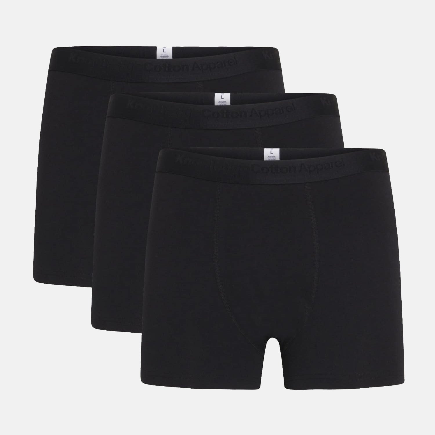 Maple Black 3-pack -  KNOWLEDGE COTTON APPAREL
