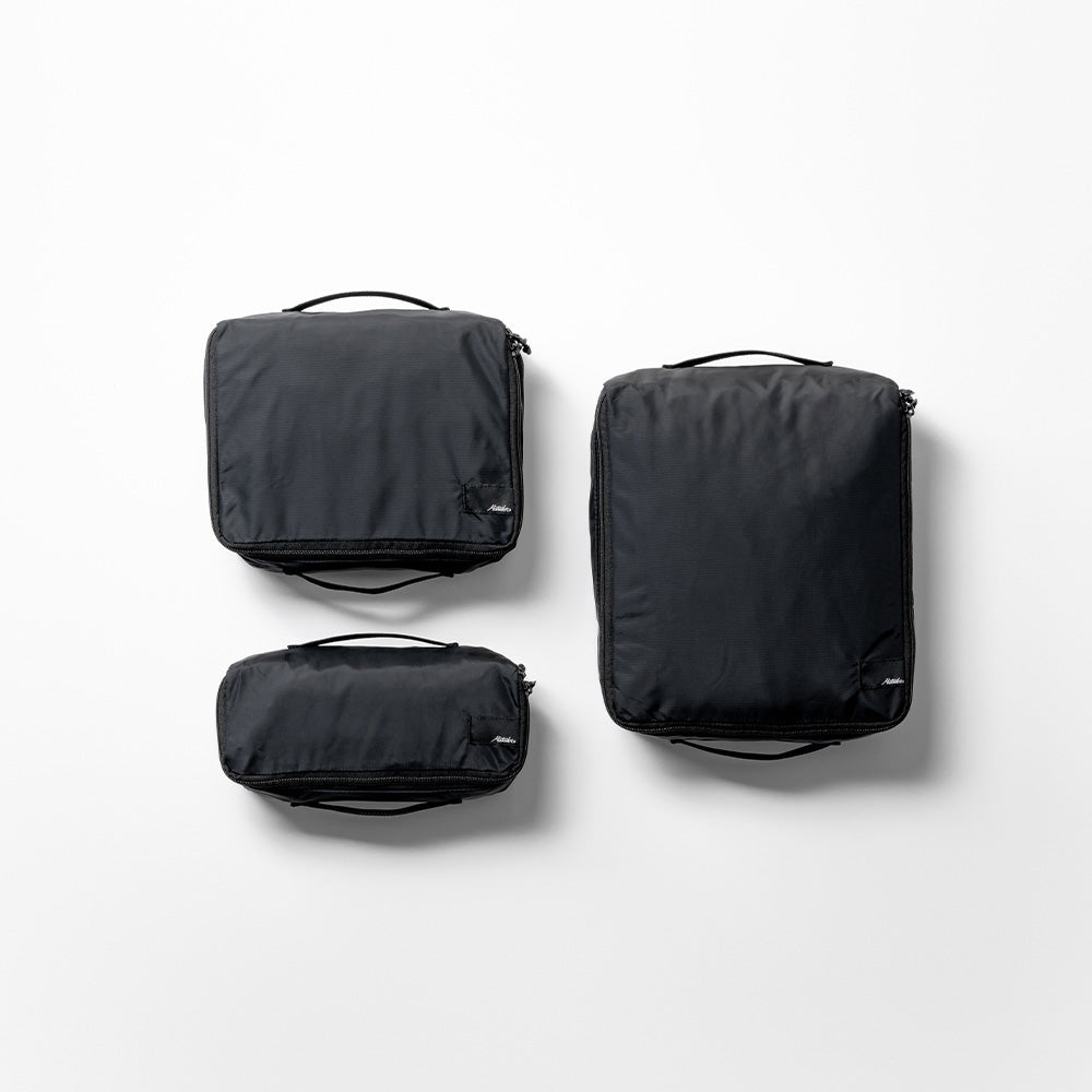Packing Cubes Set Black 3-pack